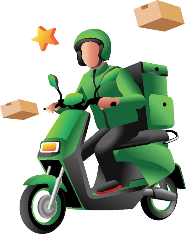 Free delivery scooter